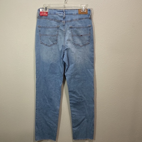 Tommy Hilfiger jeans straight high rise distressed patched - Picture 6 of 11